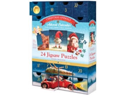 Calendario de Adviento Eurographics - Rompecabezas de animales navideños - 24 rompecabezas, 50 piezas