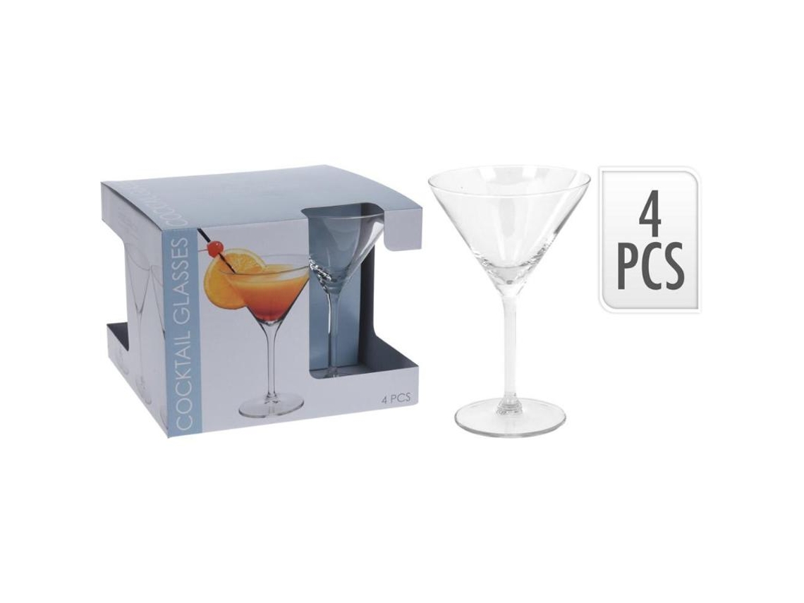 Copas coctel 4 piezas estuche
