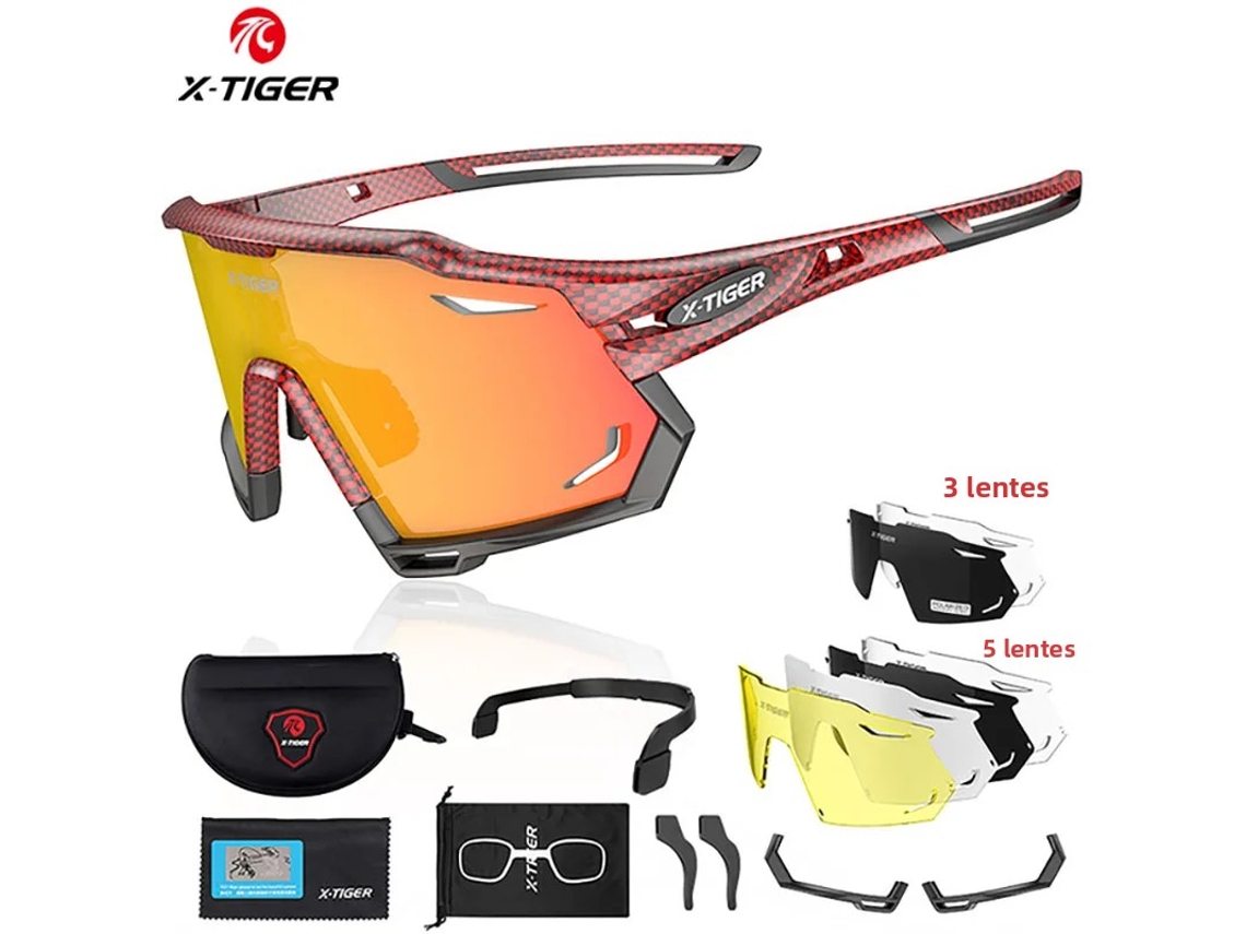 Gafas de ciclismo polarizadas UV400 con lentes de polipropileno MDUG (estilo 12)