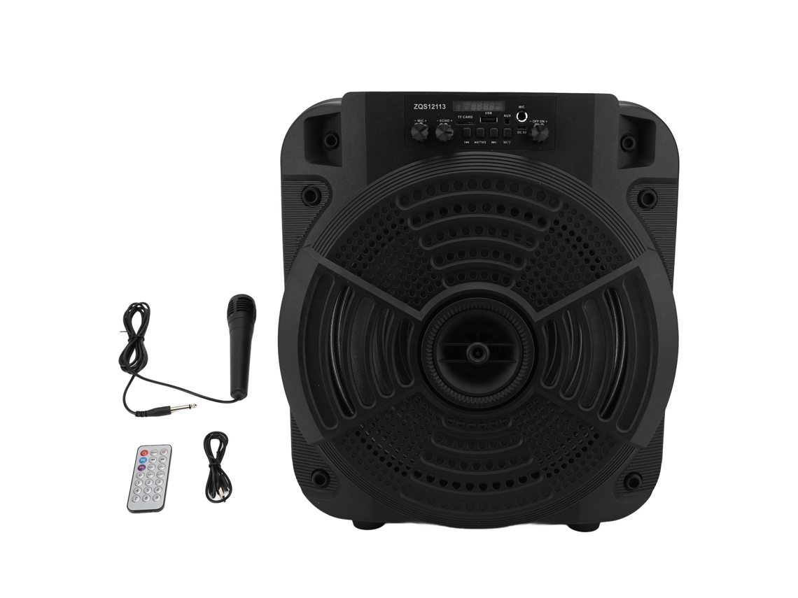 Altavoces Inalámbricos Portátiles De 12 Pulgadas Con Bluetooth 5.0, Entrada Auxiliar, Micrófono, Control Remoto E Iluminación