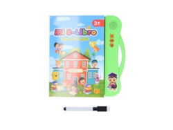 2026-juguete Libro Electrónico Para Niños De Lectura Temprana Y Aprendizaje En Español E Inglés Con Aprendizaje Automático (verde)