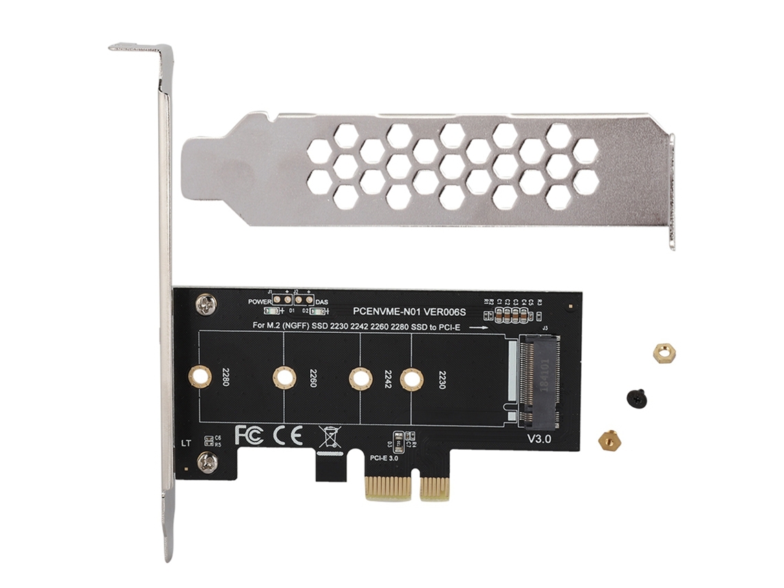 Adaptador Convertidor De Tarjeta De Expansión Pci-e A M.2 Para Disco Duro Nvme Ngff