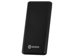 Powerbank GOODIS (10.000 mAh - Micro USB + USB-C - Negro)