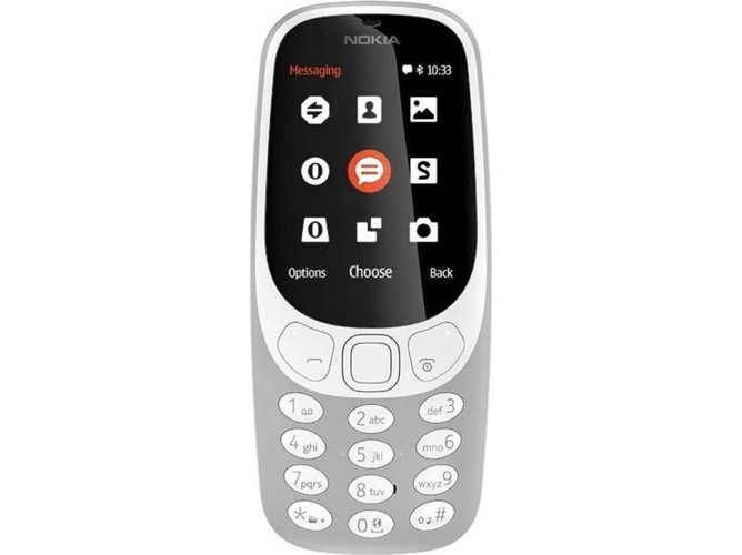 Teléfono móvil NOKIA 3310 (2.4'' - 2G - gris)