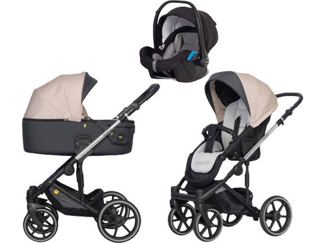 Carrito de Bebé Individual EXPANDER Exeo + Kite Isofix Ready Mocca