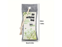 Bolsa purificadora de aire de carbón de bambú, ambientador natural. Pickifyvayotoy