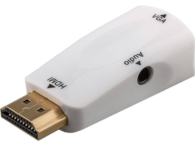 Adaptador GOOBAY 44793 (HDMI-VGA - Blanco)