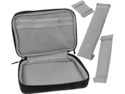 Estuche de transporte electrónico para cables de power bank y pequeños accesorios, ideal para viajes y Gokoco.