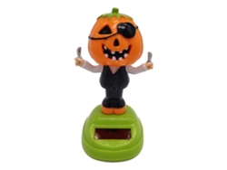 2026-decoración De Coche Calabaza Bailarina Solar Para Halloween Decoración De Coche Y Hogar