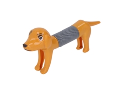 Juguete Antiestrés Tubo Pop Con Diseño De Perro Colorido Elástico Estirable Para Niños Niñas Marrón Oscuro