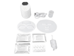 Máquina Para Fazer Máscaras Caseiras De Frutas E Verduras Com Controle Por Voz Plugue Eu 100-240v Branco