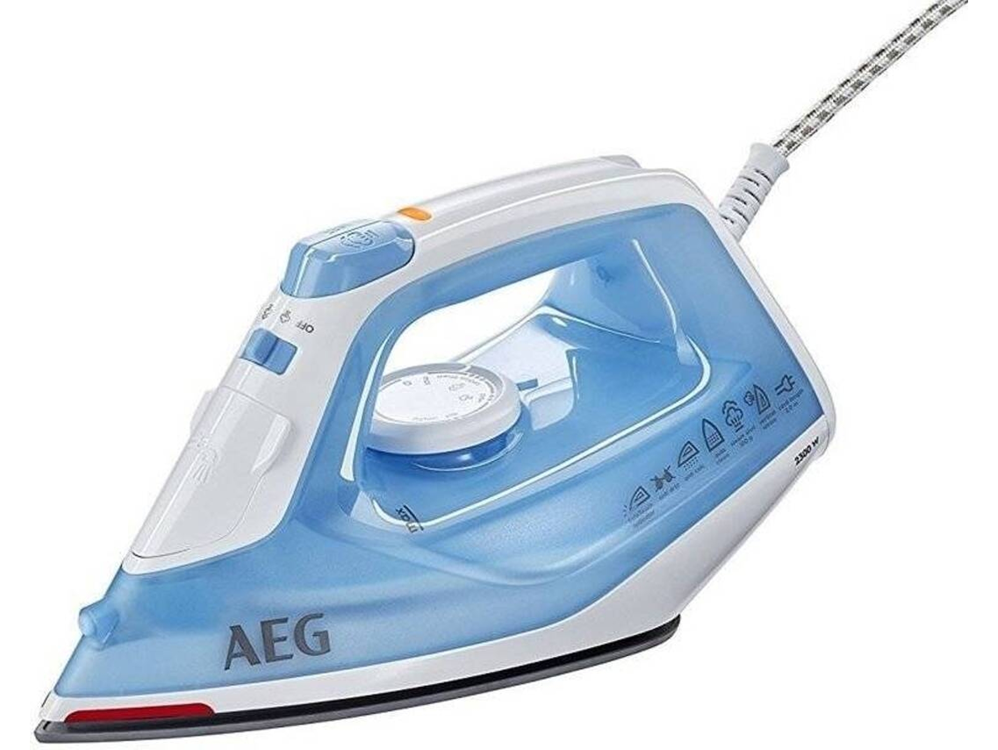 Plancha de vapor AEG Safety Plus DB1730 (golpe de vapor 80 g/min - base cerámica)