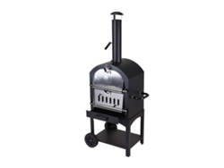 Horno de pizza de carbón Wellhome con piedra para barbacoa