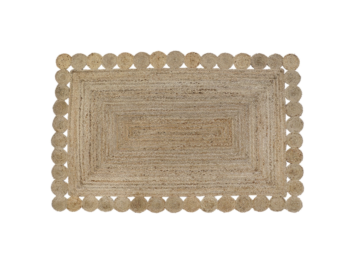 Alfombra Yute 2200 Gsm Natural Marron 200x290x1cm
