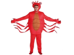 Disfraz Unisex TOPDISFARCES Cangrejo Rojo (Tam: L)