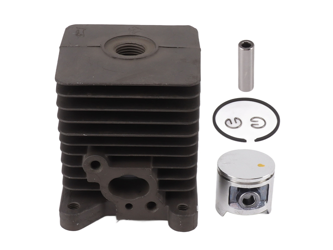 Kit De Montaje De Cilindro Y Pistón De 33,5 Mm De Aleación De Aluminio Para Desbrozadora Homelite S25 (piezas De Jardinería)