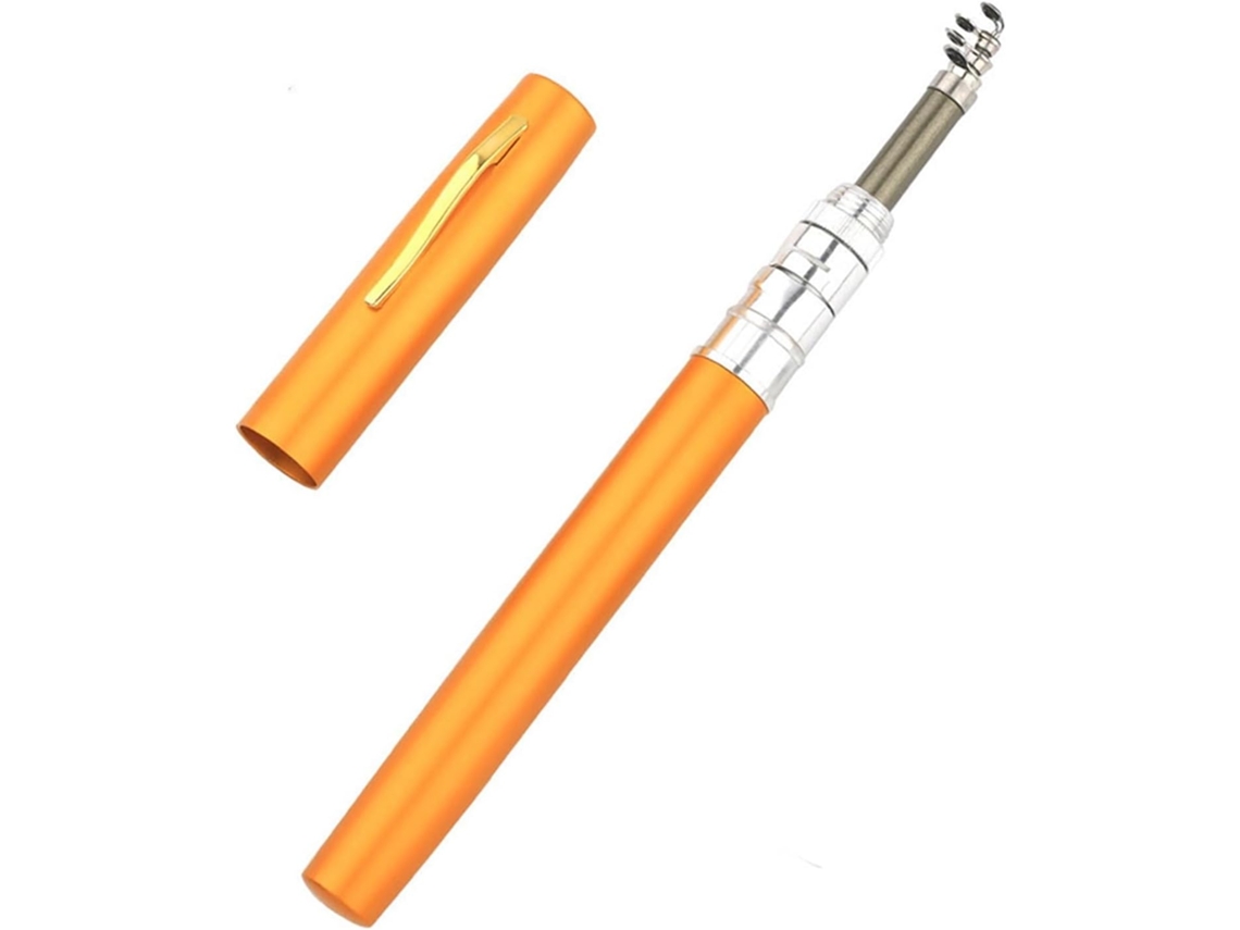 Caña De Pescar Acero Ultracorta 1 M, Ideal Para Pesca En Hielo., Resistente, Ligero, Portátil, Cómodo