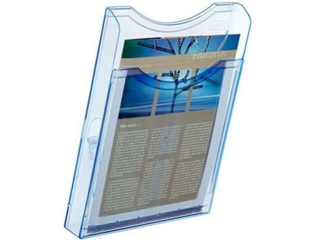Expositor ARCHIVO 2000 Archiplay De pared Din A4 Transparente Azul Vertical 1 Compartimento