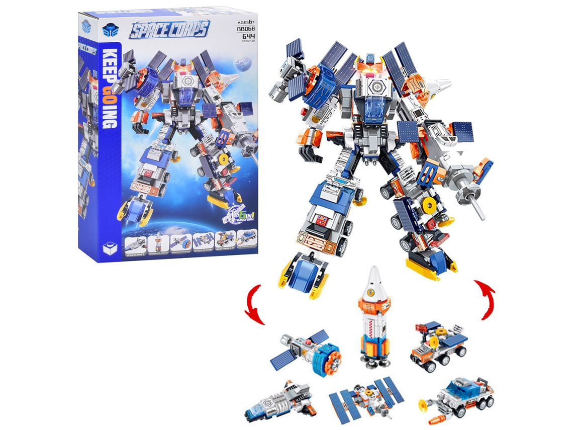 Construcción del Cuerpo Espacial | Juguete 6 en 1 LPM (a partir de 6 años)