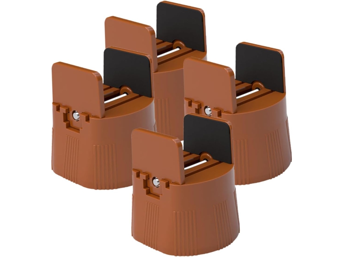 Soportes Patas 4piezas Ajustables Cama Almohadillas