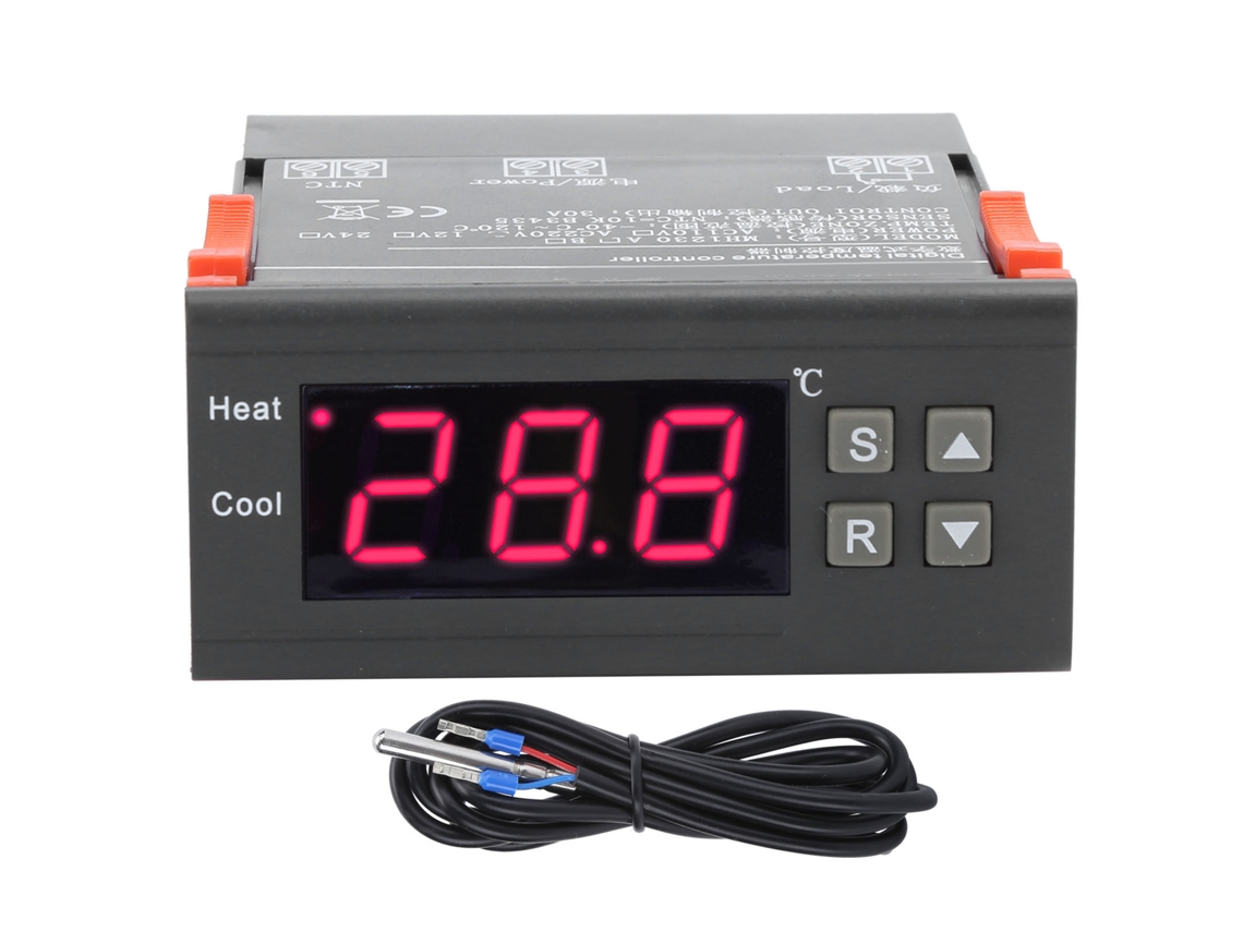 Termostato digital con pantalla para calefacción por suelo radiante AC200V