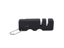 Mini Afilador De Cuchillos Portátil Para Cocina, Camping Y Actividades Al Aire Libre - Acero Inoxidable Y Plástico