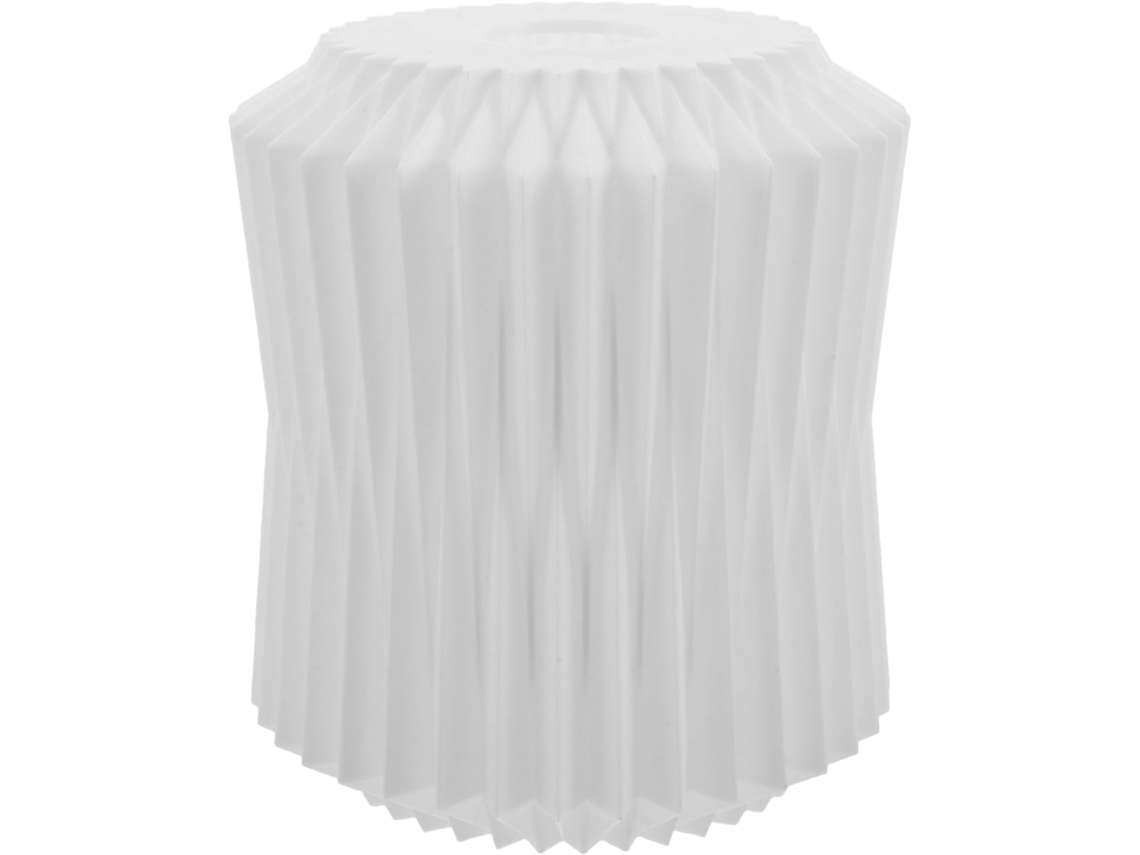 Lámpara colgante decorativa moderna 3D de plástico blanco - Pequeña - Redonda para techo