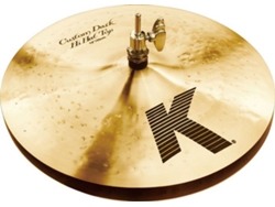 ZILDJIAN pratos choque k custom dark hi-hats 14