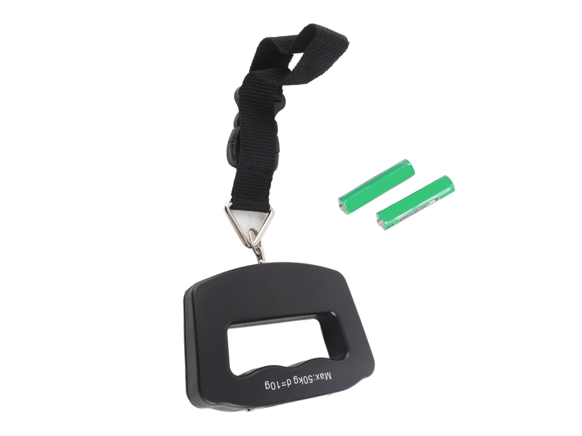 Balanza Digital Portátil Para Equipaje Con Pantalla Lcd Para Viajes Y Uso Doméstico, Capacidad De 50 Kg, Precisión De 10 G.