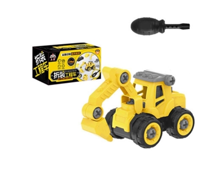 Tornillo Modelo de Coche Camión Excavadora Desmontaje Juguete Con Caja 1