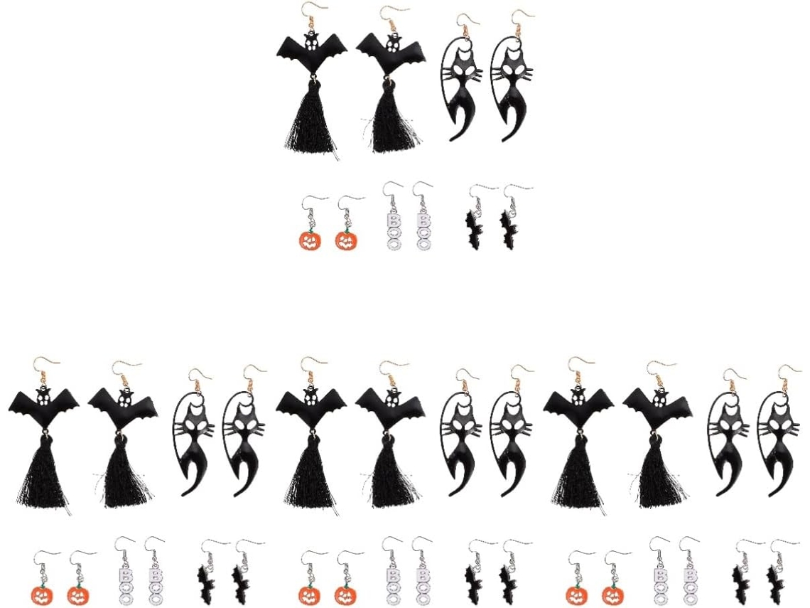 Nuobesty De 2 Brincos Soltos De Halloween Para Mulheres - Joias E Presentes