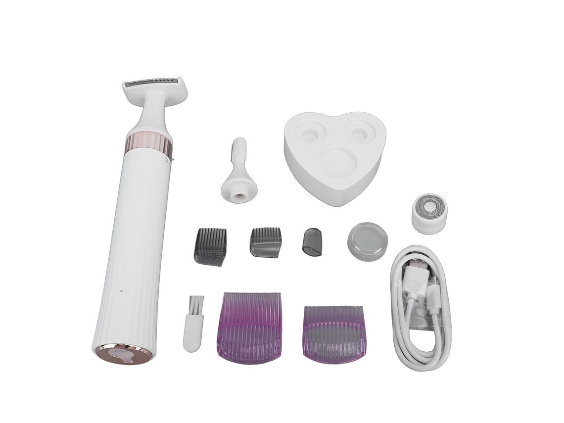 Kit Depilador Eléctrico 3 Em 1 Para Mulher