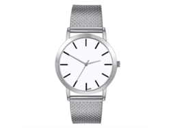 Reloj De Cuarzo Analógico Unisex Zhoulianfa De Moda Y Ocio Plata
