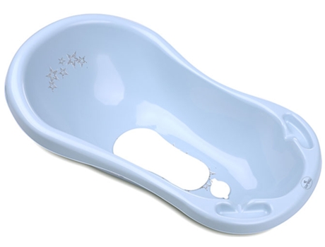 Bañera 84cm con Tapa y Alfombra Antideslizante LORELLI Estrellitas Azul