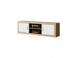 Módulo bajo Nuka 2 puertas Cambria - Blanco 180 x 50 x 41,4 cm