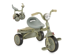 Triciclo Infantil Dobrável Byox Etan com Painel Musical e Luzes Green MONI