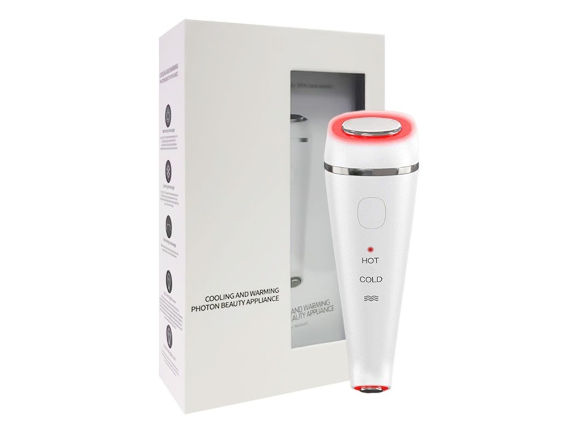 Masajeador Facial, Apto Para El Contorno De Ojos Y Para Fototerapia, Con Instrumentos De Vibración Y Presión De Calor.