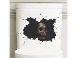 2026-calcomanías De Halloween 3d Removibles Para Ventanas De Vidrio Y Habitaciones 2 Piezas