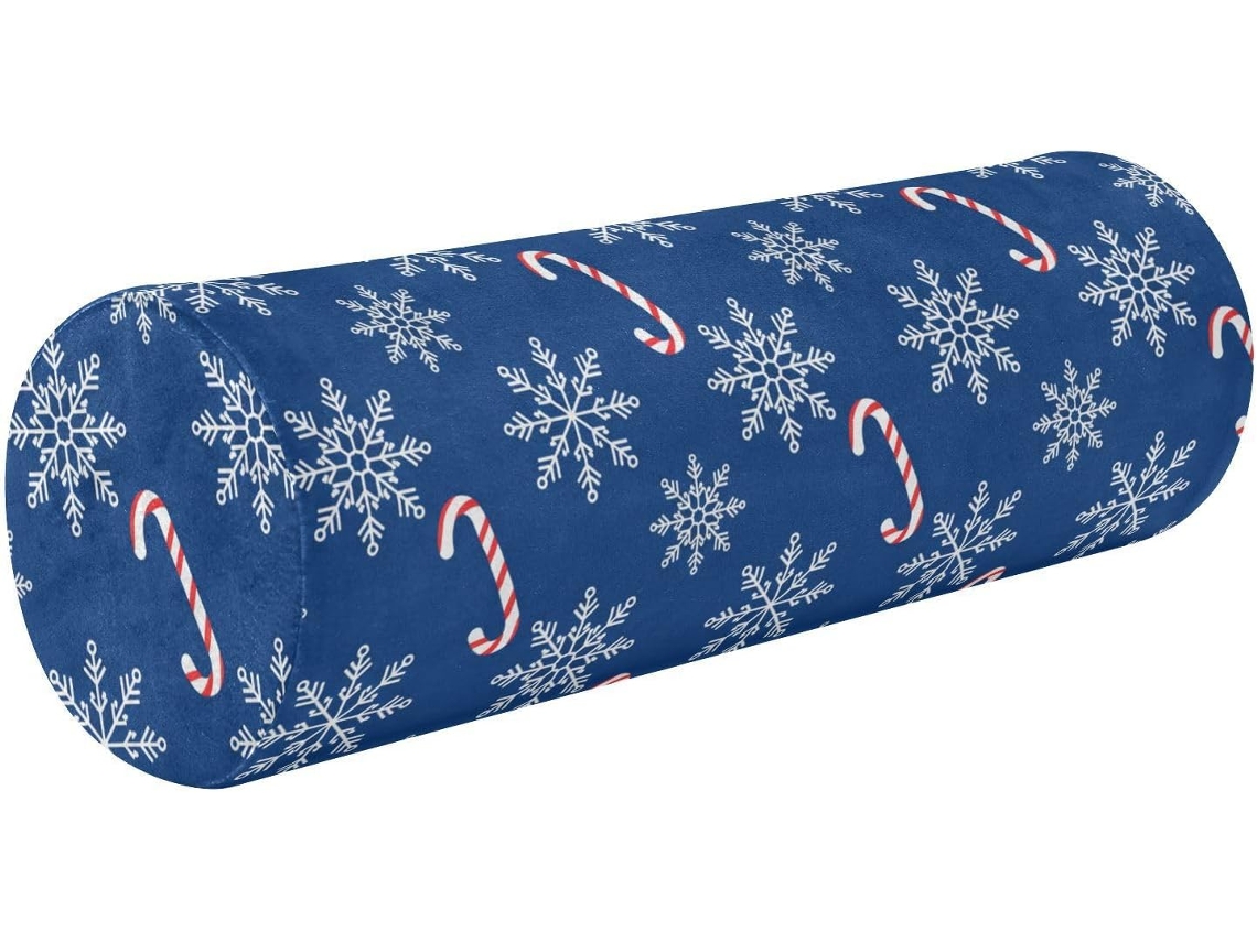 Almohada Cervical Redonda Frodotgv Espuma Viscoelástica Soporte Fácil Limpiar. Dormir
