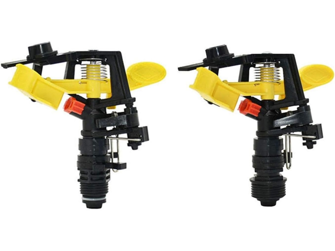 Aspersor De Jardín Para Riego Césped 1/2" Y 3/4" Con