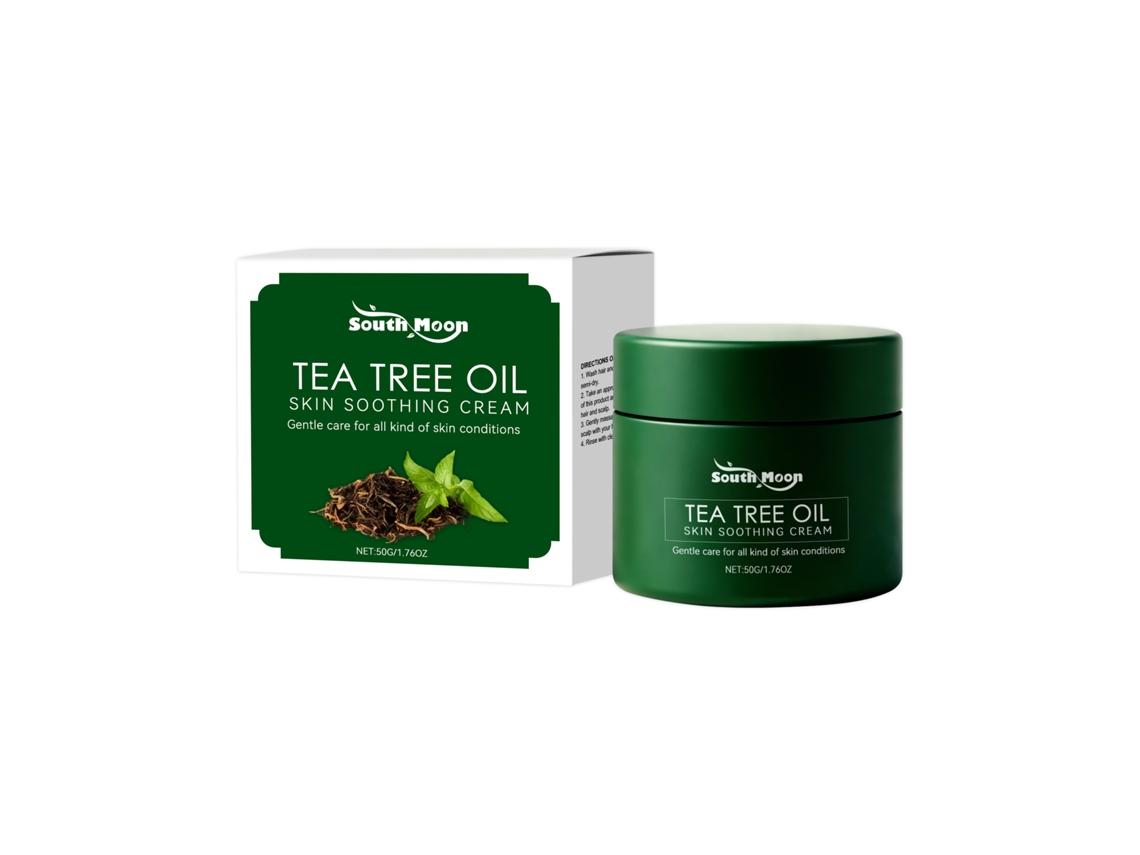 Crema para la piel con aceite de árbol de té