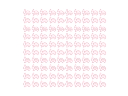 100 Clip De Papel En Forma De Conejo Creativo Bonito Animal Cartoon Dorado Marca Páginas Clips De Notas Rosa