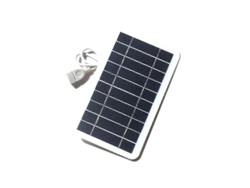 Panel Solar Usb Portátil De 5 V Y 2 W, Resistente Al Agua, Ideal Para Acampar, Hacer Senderismo Y Cargar Baterías.