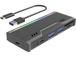 Unidad De Disco Duro Multifuncional M.2 Compatible Con Tarjetas Tf/sd, Protocolo Nvme/ngff, Estado De La Unidad A