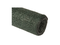 Malla de sombre ocultación 1 x 50 metros, verde oscuro, ocultación 100% para jardines, terrazas y delimitación parcela