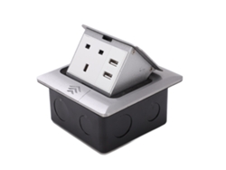 Omni-tomacorriente De Escritorio Empotrado Con Doble Puerto Usb, Tomacorriente Estándar Para Encimera