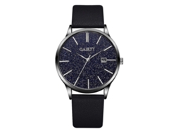 Reloj De Cuarzo Con Correa De Pu Para Hombre, Estilo Simple Y Elegante Reloj De Cielo Estrellado
