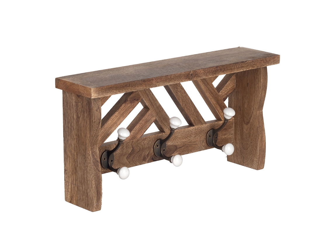 Perchero de Pared SIGNES GRIMALT Madera 10,5x22,5x45 cm