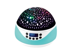 Proyector de estrellas para niños, luces nocturnas con temporizador, lámpara de luna y estrella para bebé