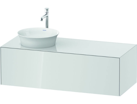 DURAVIT Tulip blanco, mueble de pared, ancho 1300 x fondo 550mm, con 1x extraíble, con tecnología tip-on, WT4977L